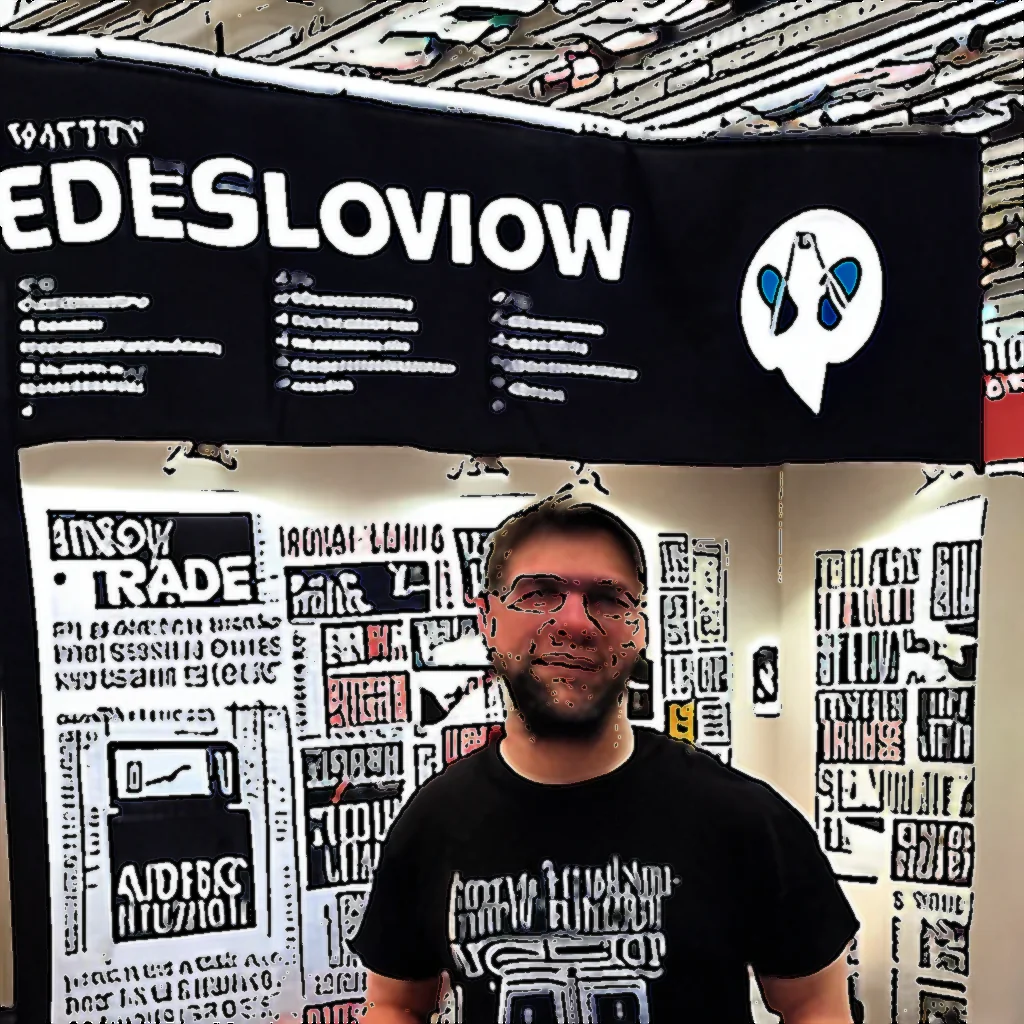 Artistic representation for My Trade Show T - Shirts | Tape Op Magazine | Longform candid interviews with music producers and audio engineers covering mixing , mastering , recording and music production . This article focuses on the creative and practical aspects of creating a memorable trade show t-shirt.