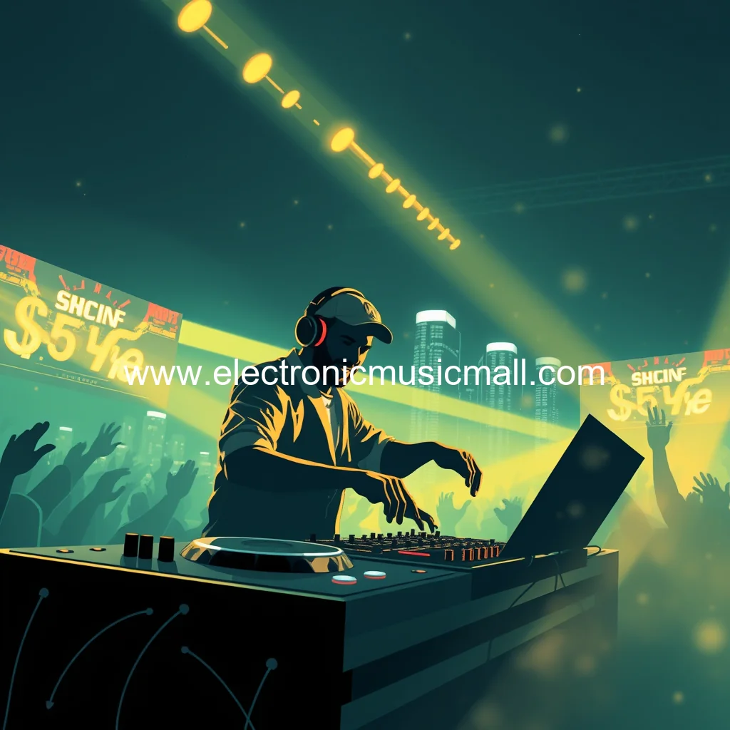 Artistic representation for Dj market surge: forbes predicts $124m bo