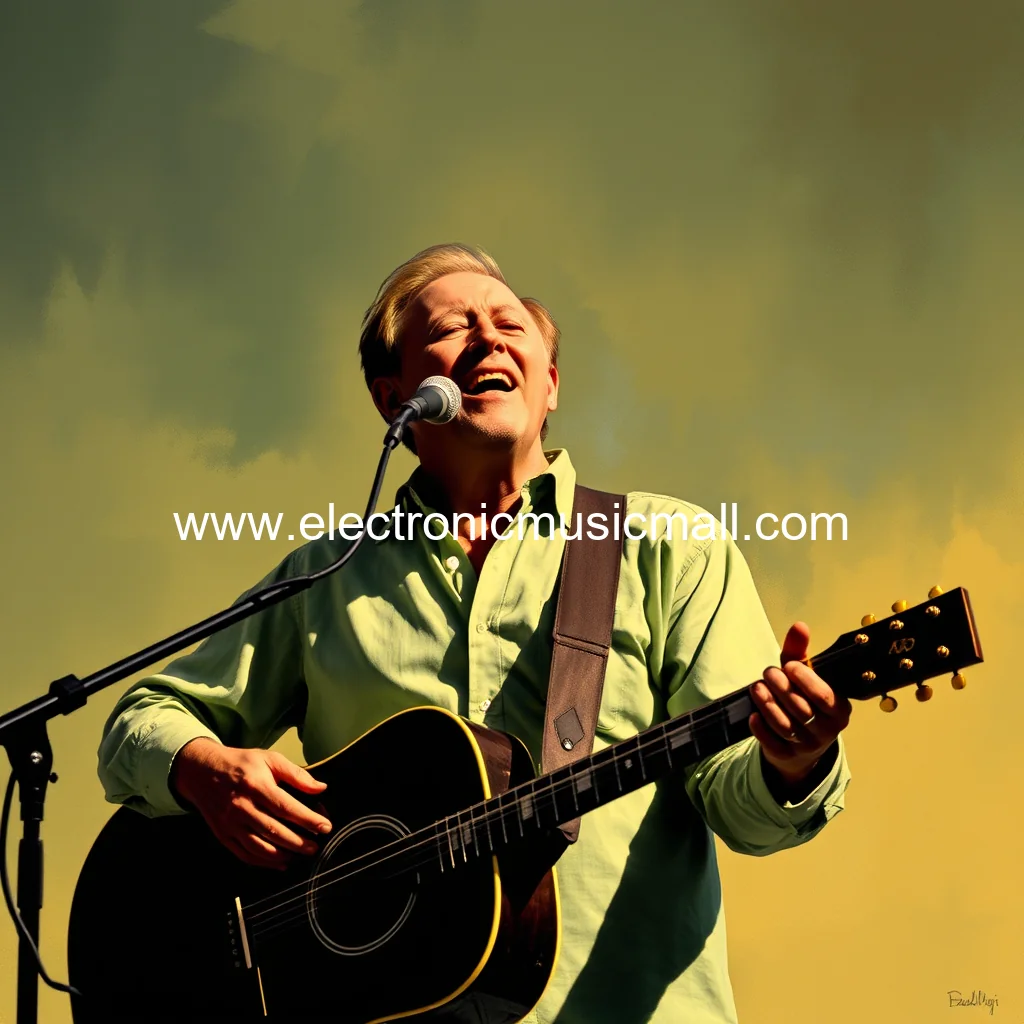 Artistic representation for Paul simon's hopeful melody: embracing live performances post-hearing