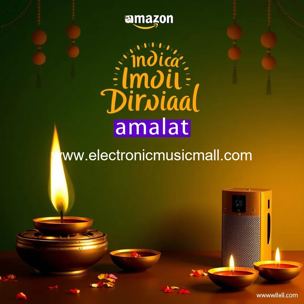 Artistic representation for Amazon Great Indian Festival biggest Diwali sale : Unbeatable prices on speakers