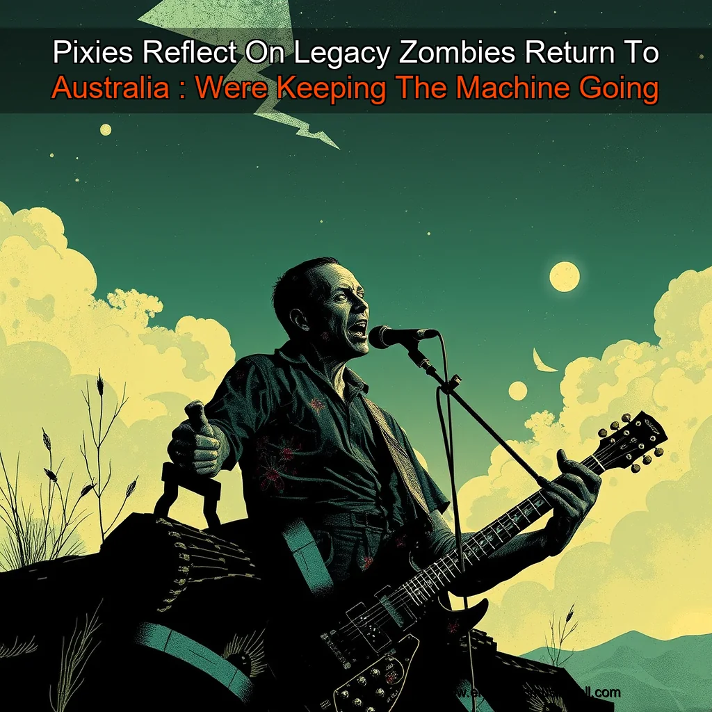 Artistic representation for Pixies Reflect On Legacy Zombies Return To Australia : Were Keeping The Machine Going