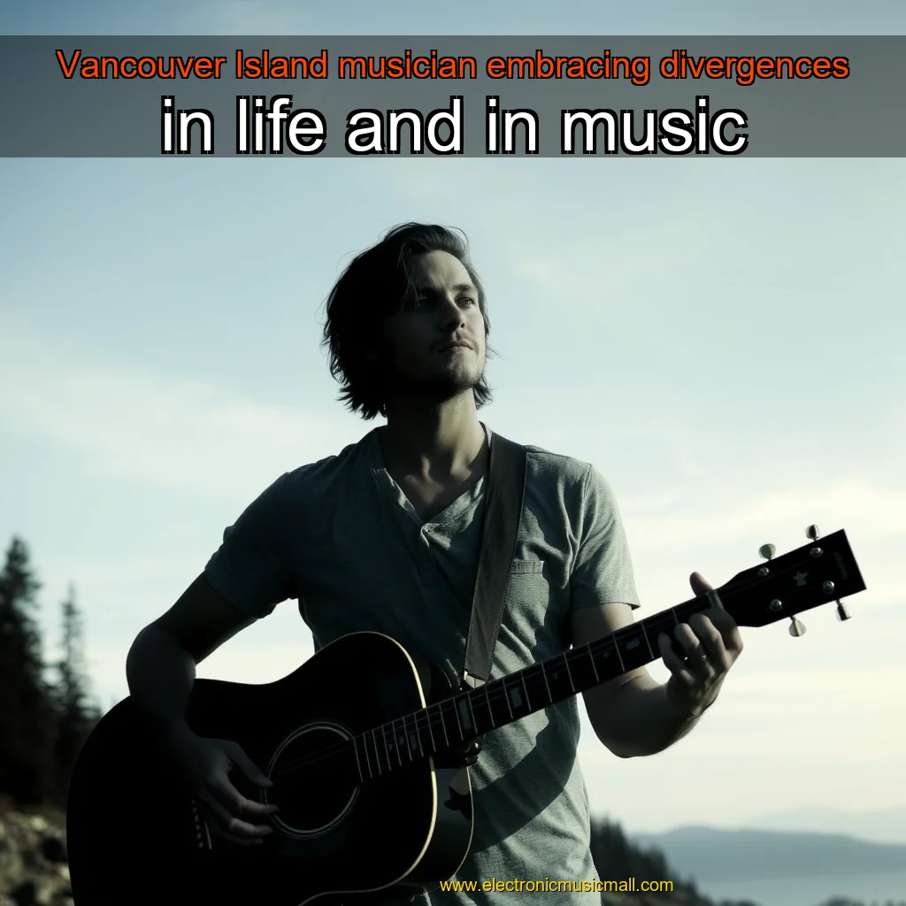 Artistic representation for Vancouver Island musician embracing divergences in life and in music