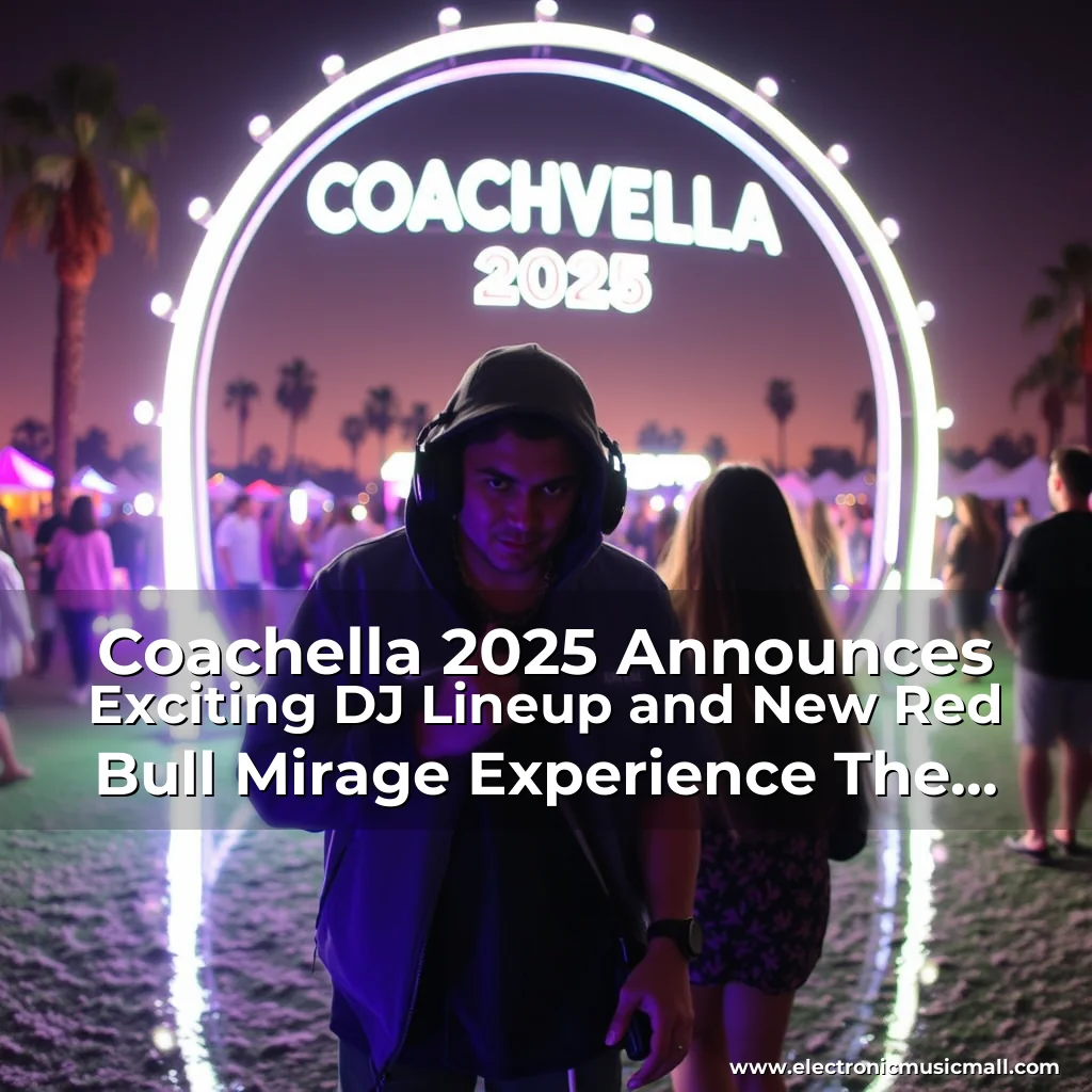 Artistic representation for Coachella 2025 Announces Exciting DJ Lineup and New Red Bull Mirage Experience The Sentinel Newspaper
