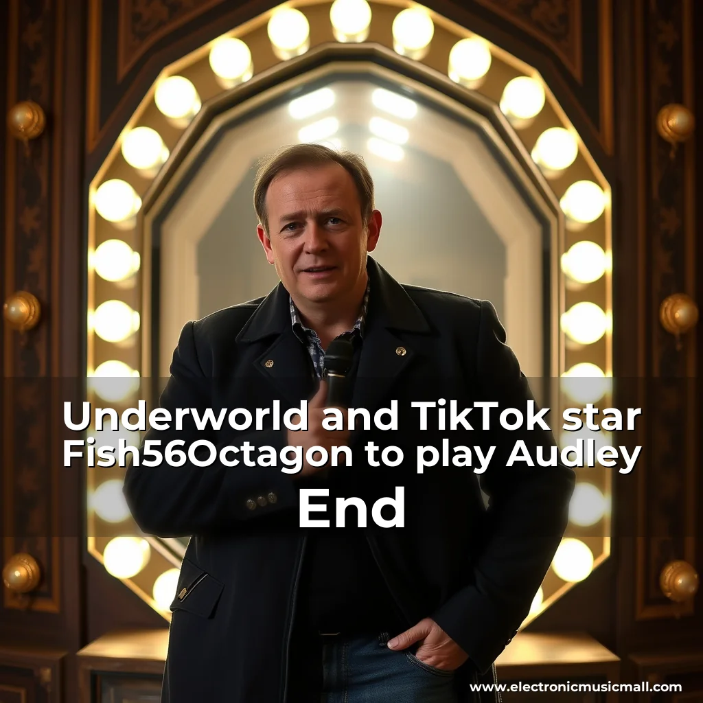 Artistic representation for Underworld and TikTok star Fish56Octagon to play Audley End