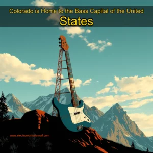 Artistic representation for Colorado is Home to the Bass Capital of the United States
