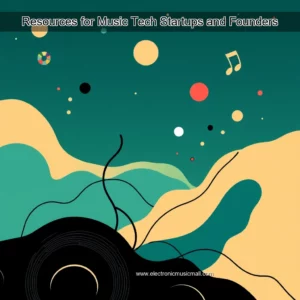 Artistic representation for Resources for Music Tech Startups and Founders