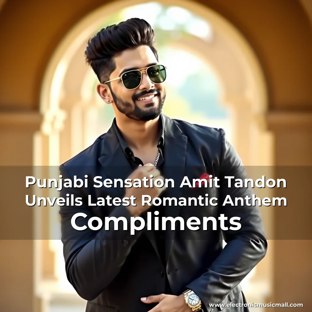 Artistic representation for Punjabi Sensation Amit Tandon Unveils Latest Romantic Anthem Compliments