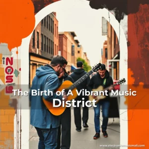 Artistic representation for The Birth of A Vibrant Music District