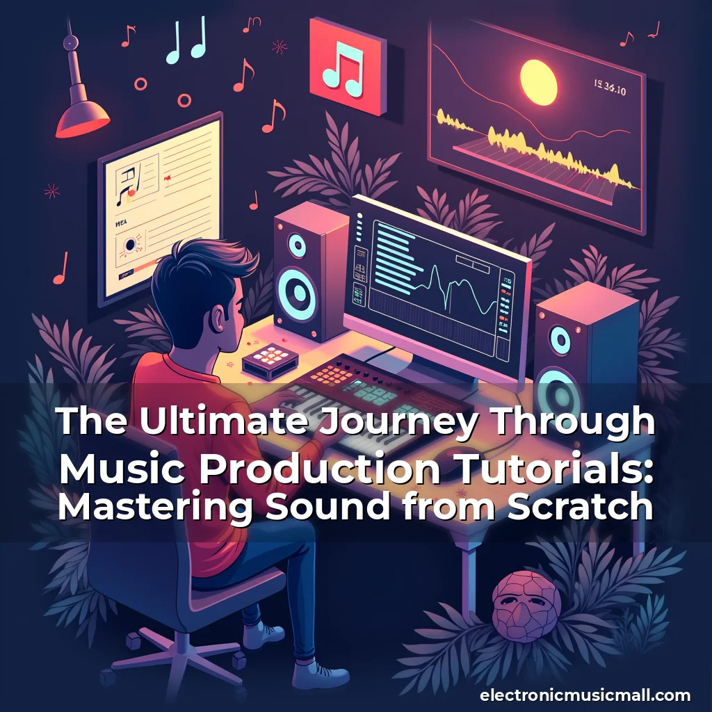 Artistic representation for The Ultimate Journey Through Music Production Tutorials: Mastering Sound from Scratch