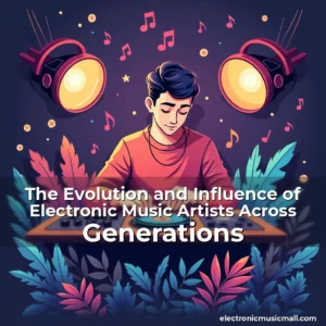Artistic representation for The Evolution and Influence of Electronic Music Artists Across Generations
