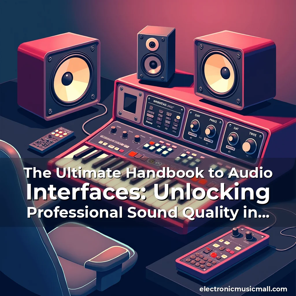 Artistic representation for The Ultimate Handbook to Audio Interfaces: Unlocking Professional Sound Quality in Your Studio