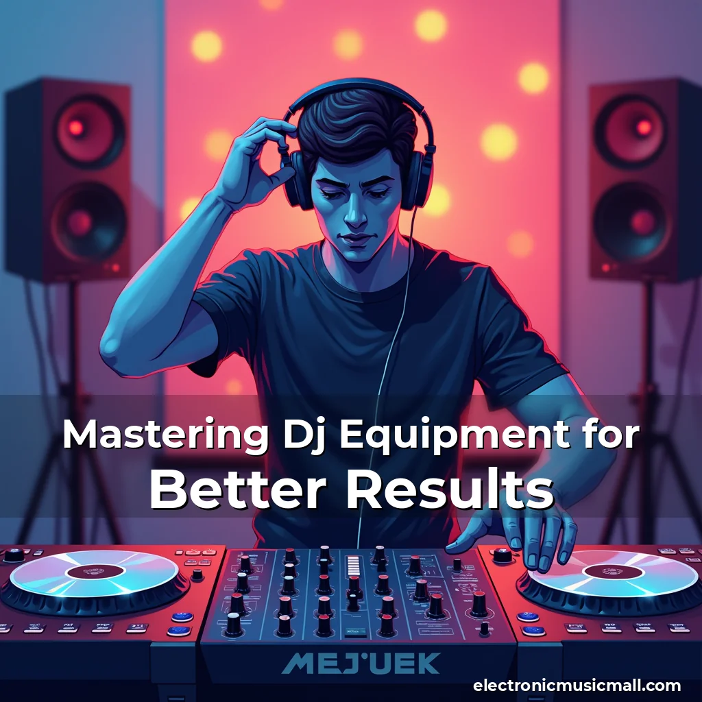 Artistic representation for Mastering Dj Equipment for Better Results