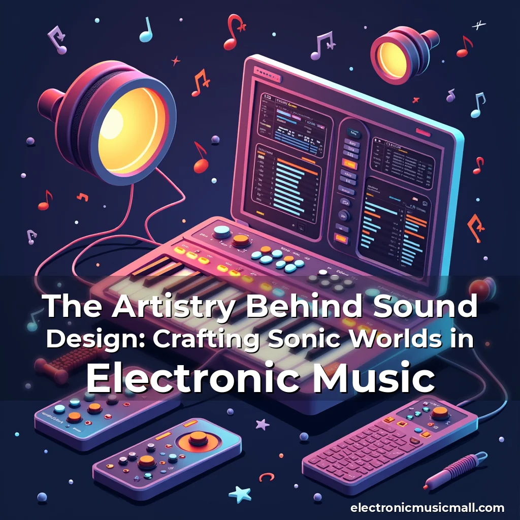 Artistic representation for The Artistry Behind Sound Design: Crafting Sonic Worlds in Electronic Music