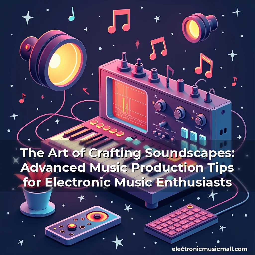 Artistic representation for The Art of Crafting Soundscapes: Advanced Music Production Tips for Electronic Music Enthusiasts