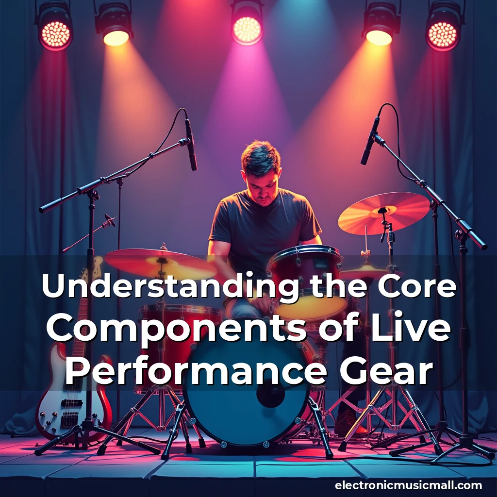 Artistic representation for Understanding the Core Components of Live Performance Gear