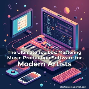 Artistic representation for The Ultimate Toolbox: Mastering Music Production Software for Modern Artists